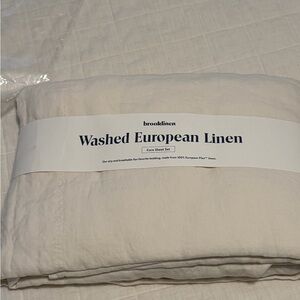 Brooklinen Washed European Linen Sheet Set queen